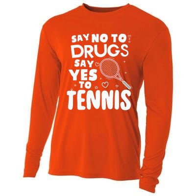 Red Ribbon Squad Week Say No To Say Yes To Tennis Cooling Performance Long Sleeve Crew