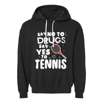 Red Ribbon Squad Week Say No To Say Yes To Tennis Garment-Dyed Fleece Hoodie