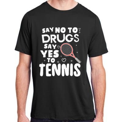 Red Ribbon Squad Week Say No To Say Yes To Tennis Adult ChromaSoft Performance T-Shirt