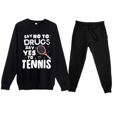 Red Ribbon Squad Week Say No To Say Yes To Tennis Premium Crewneck Sweatsuit Set