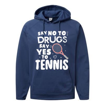 Red Ribbon Squad Week Say No To Say Yes To Tennis Performance Fleece Hoodie