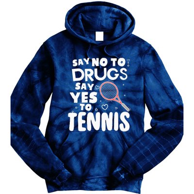 Red Ribbon Squad Week Say No To Say Yes To Tennis Tie Dye Hoodie