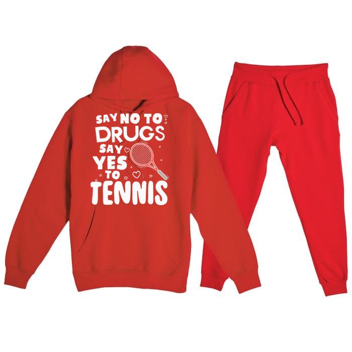 Red Ribbon Squad Week Say No To Say Yes To Tennis Premium Hooded Sweatsuit Set