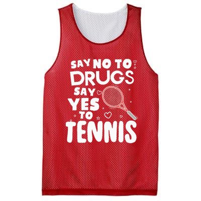 Red Ribbon Squad Week Say No To Say Yes To Tennis Mesh Reversible Basketball Jersey Tank