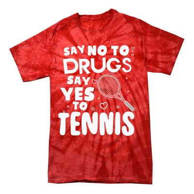 Red Ribbon Squad Week Say No To Say Yes To Tennis Tie-Dye T-Shirt