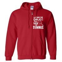 Red Ribbon Squad Week Say No To Say Yes To Tennis Full Zip Hoodie