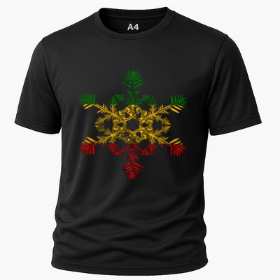 Rasta Reggae Snowflake Xmas Rasta Christmas Rastafari Roots Meaningful Gift Performance Shirt