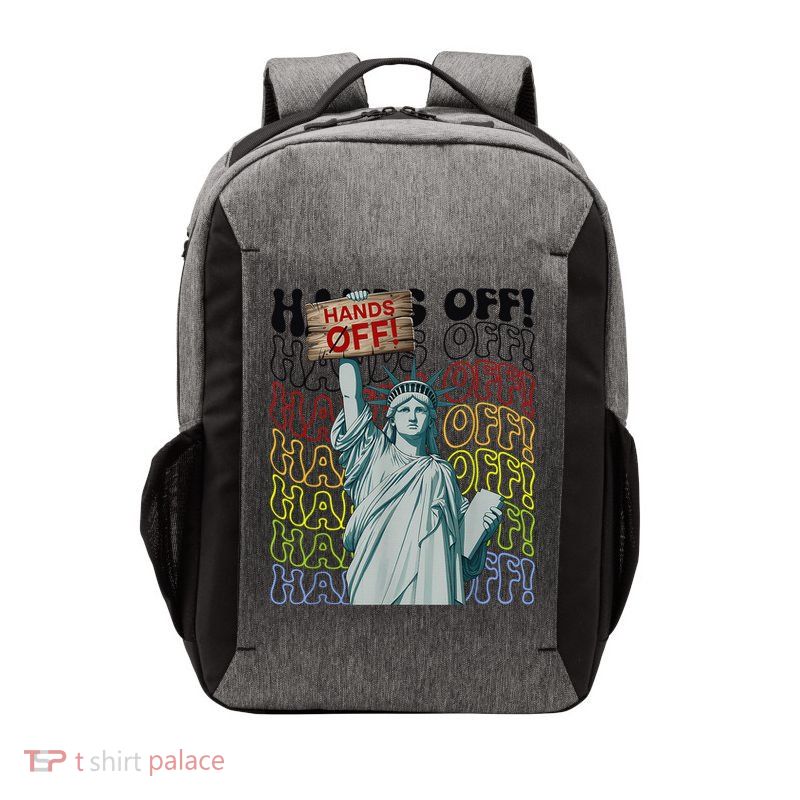 Resist Resistance Statue Of Liberty Hands Off Protest Vector Backpack