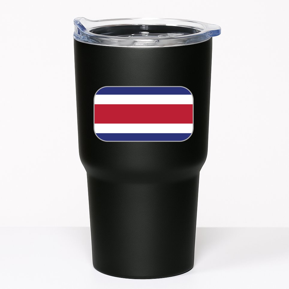 Rosta Rica Soccer Team 2022 World Cup Costa Rican Flag Tumbler