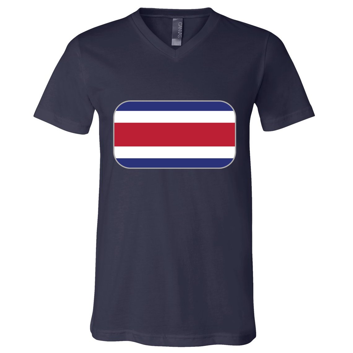 Rosta Rica Soccer Team 2022 World Cup Costa Rican Flag V-Neck T-Shirt