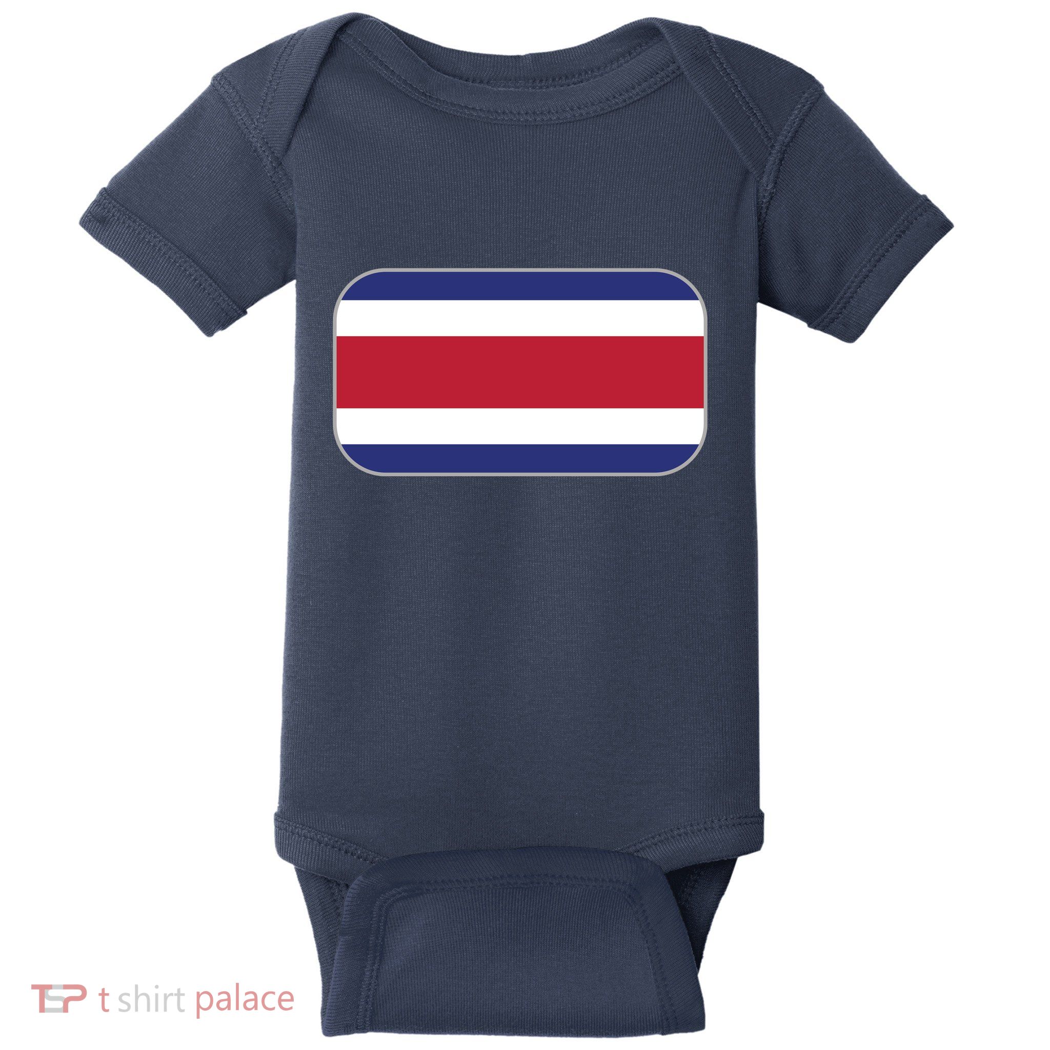 Rosta Rica Soccer Team 2022 World Cup Costa Rican Flag Baby Bodysuit