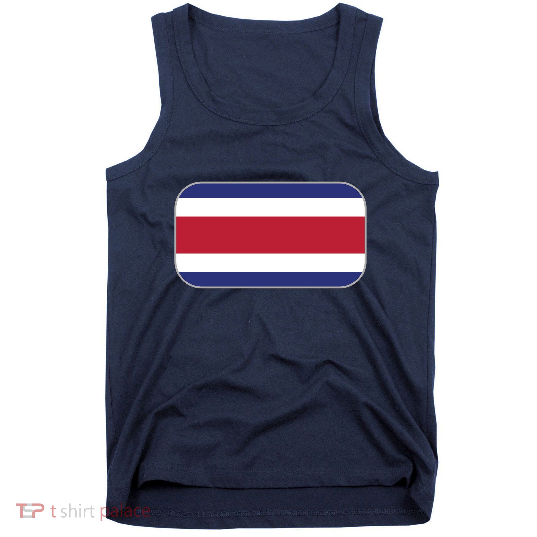 Rosta Rica Soccer Team 2022 World Cup Costa Rican Flag Tank Top