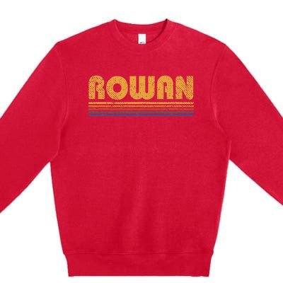 Rowan Retro Style Vintage Premium Crewneck Sweatshirt