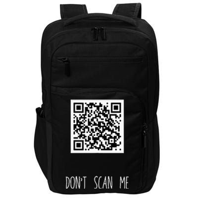 Rick Roll Small Qr Scan Code Funny Joke Impact Tech Backpack