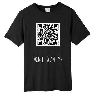 Rick Roll Small Qr Scan Code Funny Joke Tall Fusion ChromaSoft Performance T-Shirt