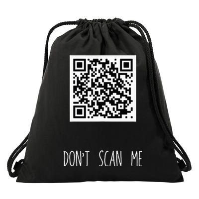 Rick Roll Small Qr Scan Code Funny Joke Drawstring Bag