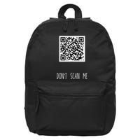 Rick Roll Small Qr Scan Code Funny Joke 16 in Basic Backpack