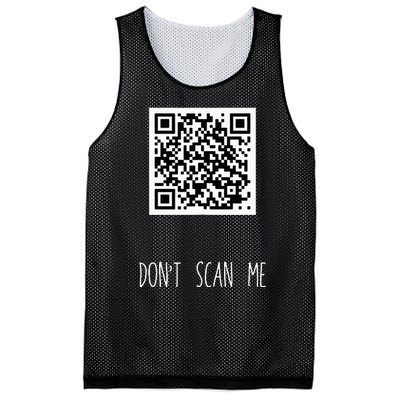 Rick Roll Small Qr Scan Code Funny Joke Mesh Reversible Basketball Jersey Tank