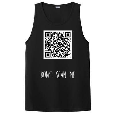 Rick Roll Small Qr Scan Code Funny Joke PosiCharge Competitor Tank