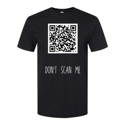 Rick Roll Small Qr Scan Code Funny Joke Softstyle CVC T-Shirt