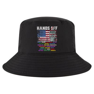 Resist Resistance Statue Of Liberty Hands Off Protest  Cool Comfort Performance Bucket Hat