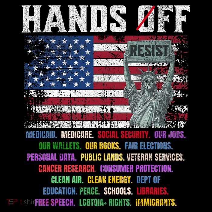 Resist Resistance Statue Of Liberty Hands Off Protest  7-Panel Snapback Hat