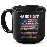 Resist Resistance Statue Of Liberty Hands Off Protest  15oz Campfire Ceramic Mug