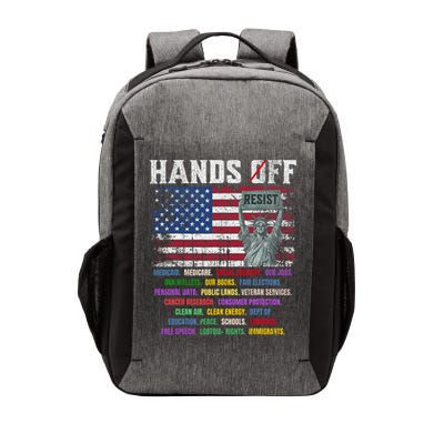 Resist Resistance Statue Of Liberty Hands Off Protest  Vector Backpack