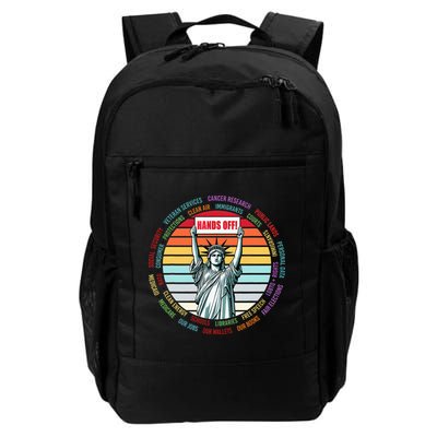 Resist Resistance Statue Of Liberty Hands Off Protest Backpack