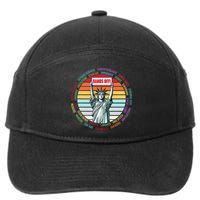 Resist Resistance Statue Of Liberty Hands Off Protest 7-Panel Snapback Hat