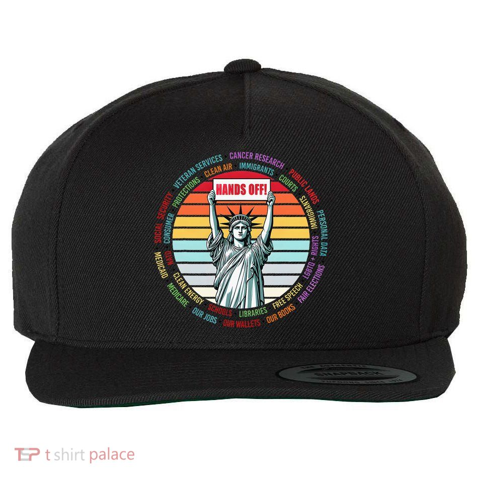 Resist Resistance Statue Of Liberty Hands Off Protest Wool Snapback Cap
