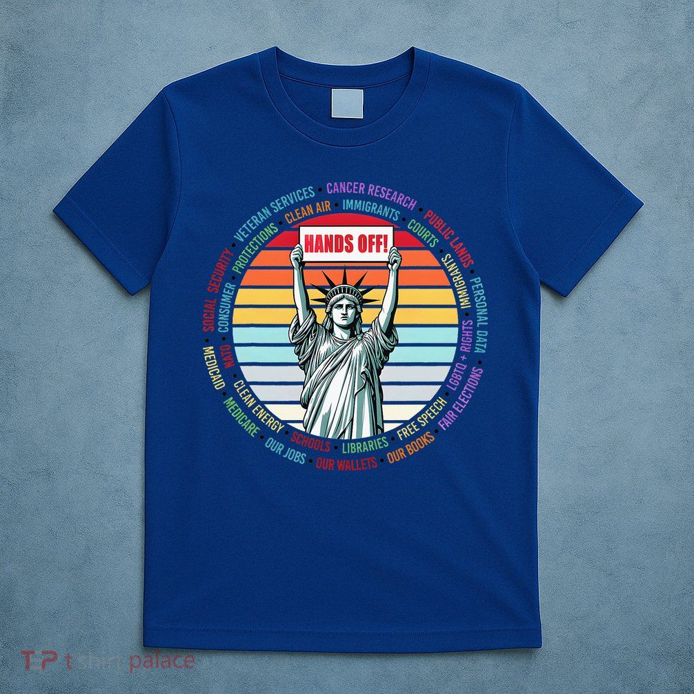 Resist Resistance Statue Of Liberty Hands Off Protest T-Shirt
