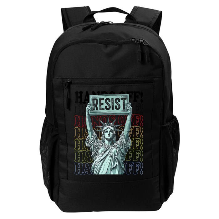 Resist Resistance Statue Of Liberty Hands Off Protest   Backpack