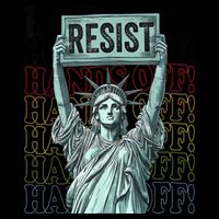 Resist Resistance Statue Of Liberty Hands Off Protest   Backpack