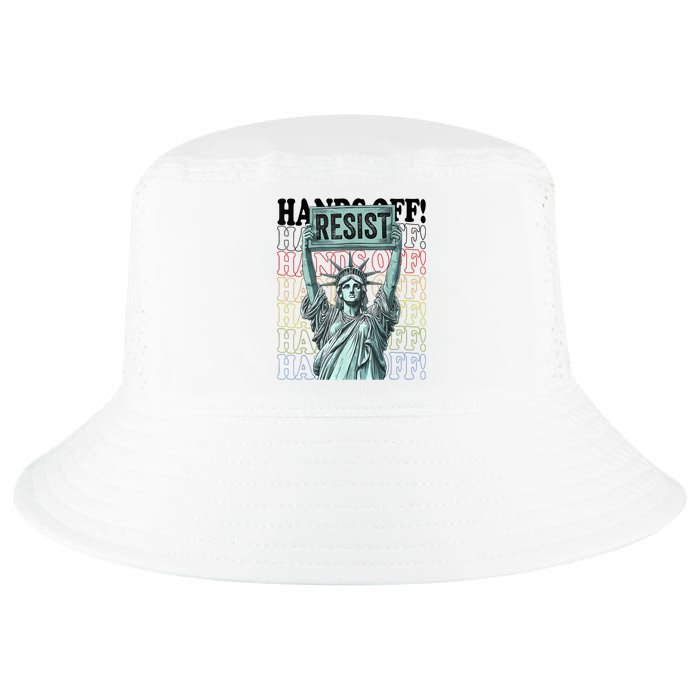 Resist Resistance Statue Of Liberty Hands Off Protest   Cool Comfort Performance Bucket Hat