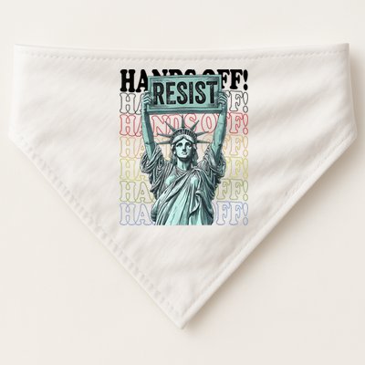 Resist Resistance Statue Of Liberty Hands Off Protest   USA-Made Doggie Bandana