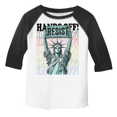 Resist Resistance Statue Of Liberty Hands Off Protest   Toddler Fine Jersey T-Shirt