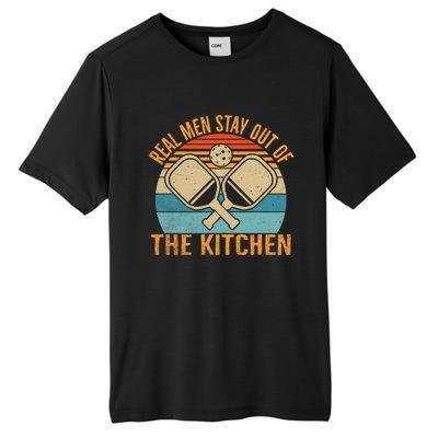 Retro Real Stay Out Of The Kitchen Funny Pickleball Gift Tall Fusion ChromaSoft Performance T-Shirt