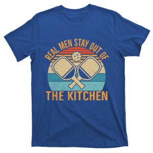 Retro Real Stay Out Of The Kitchen Funny Pickleball Gift T-Shirt