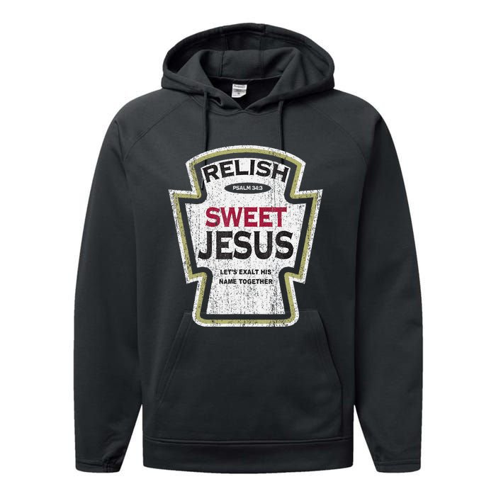 Retro Relish Sweet Jesus Performance Fleece Hoodie