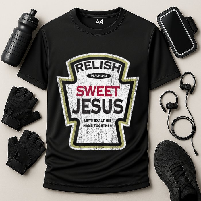 Retro Relish Sweet Jesus Cooling Performance Crew T-Shirt