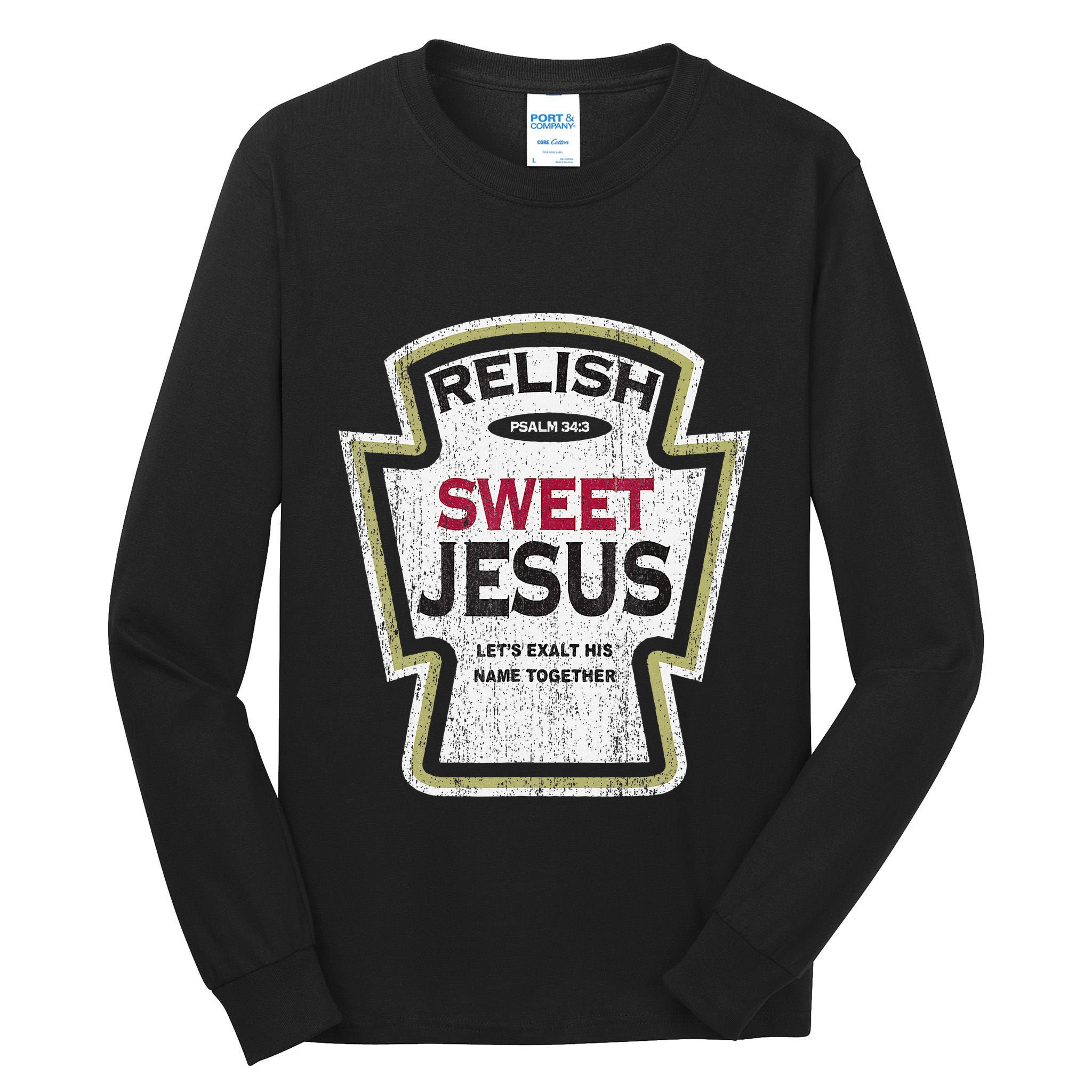 Retro Relish Sweet Jesus Tall Long Sleeve T-Shirt