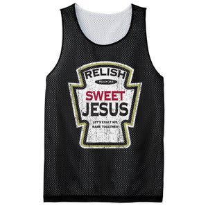 Retro Relish Sweet Jesus Mesh Reversible Basketball Jersey Tank