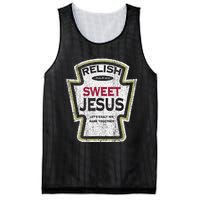 Retro Relish Sweet Jesus Mesh Reversible Basketball Jersey Tank