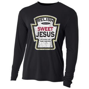 Retro Relish Sweet Jesus Cooling Performance Long Sleeve Crew