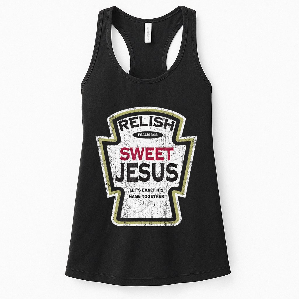Retro Relish Sweet Jesus Womens Tank Top