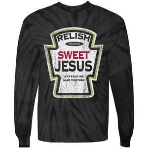 Retro Relish Sweet Jesus Tie-Dye Long Sleeve Shirt