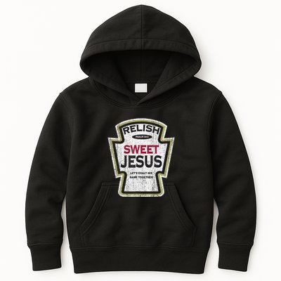 Retro Relish Sweet Jesus Kids Hoodie