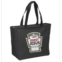 Retro Relish Sweet Jesus Zip Tote Bag