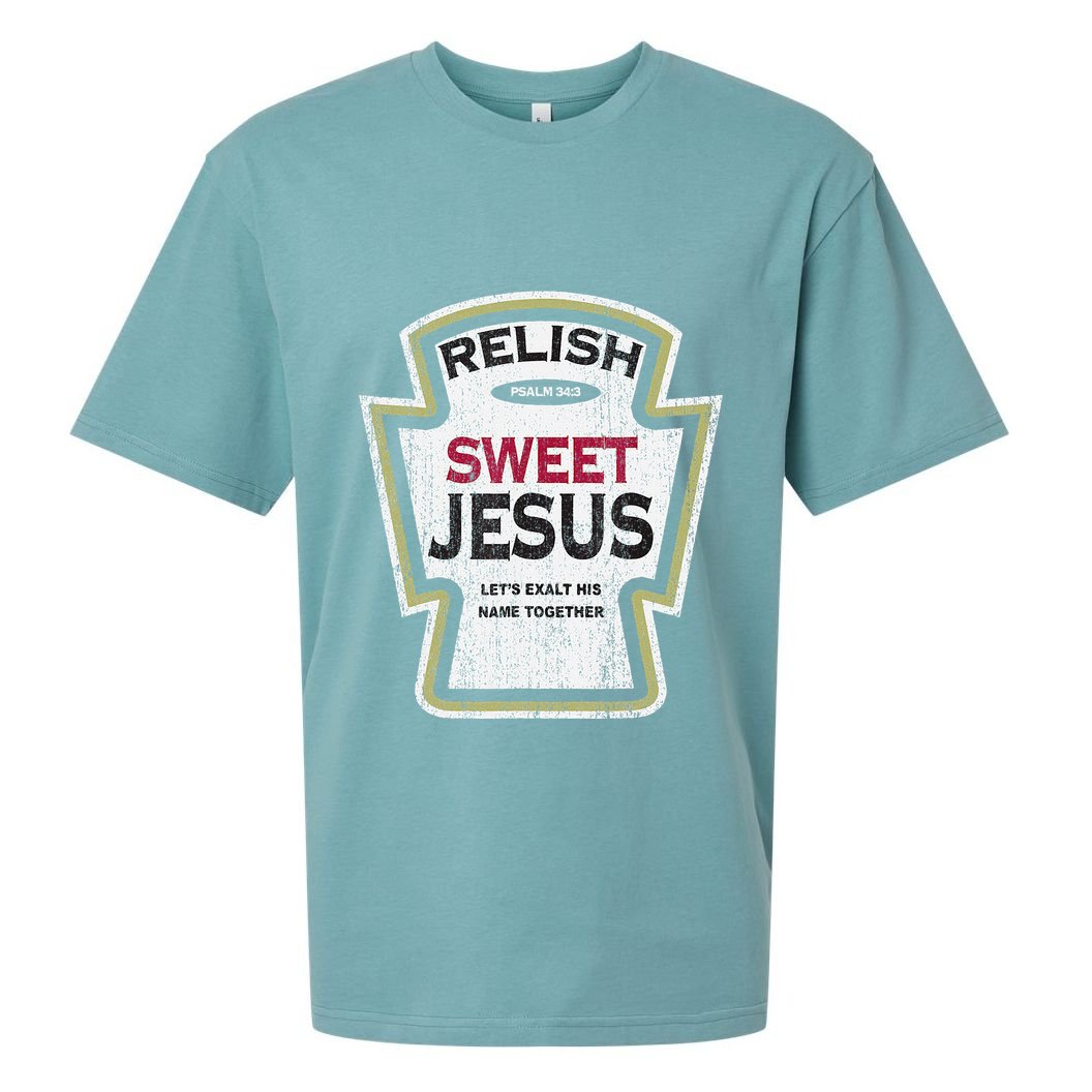 Retro Relish Sweet Jesus Sueded Cloud Jersey T-Shirt